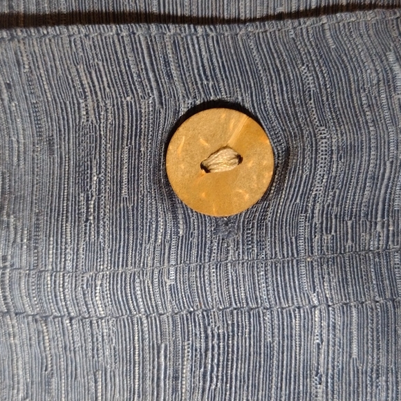 Nomadic Traders silk and linen button-down shirt or jacket XL - Picture 7 of 7